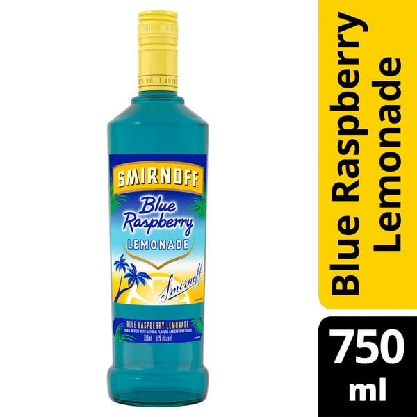 Vodka Smirnoff Blue Raspberry Lemonade (Vodka Infused With Natural Flavors) hero