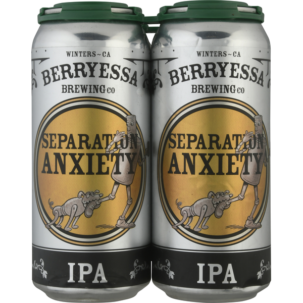 Beers & Coolers Berryessa Brewing Co. Beer, IPA, Separation Anxiety hero