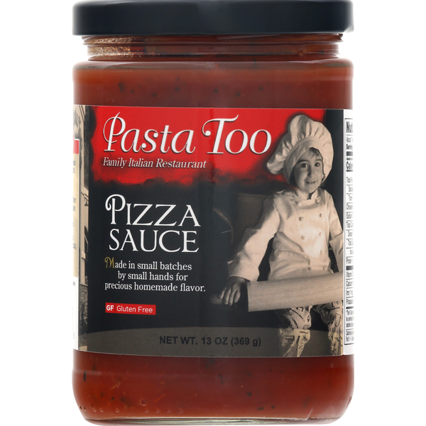 Pasta Sauce Pasta Too Pizza Sauce hero