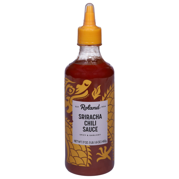 Asian Foods Roland Foods Sauce, Spicy & Garlicky, Sriracha Chili hero