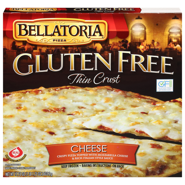 Frozen Pizza Bellatoria Pizza, Gluten Free, Cheese, Thin Crust hero