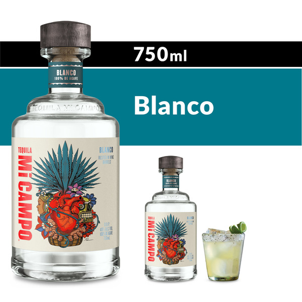 Spirits Mi Campo Blanco Tequila Bottle hero