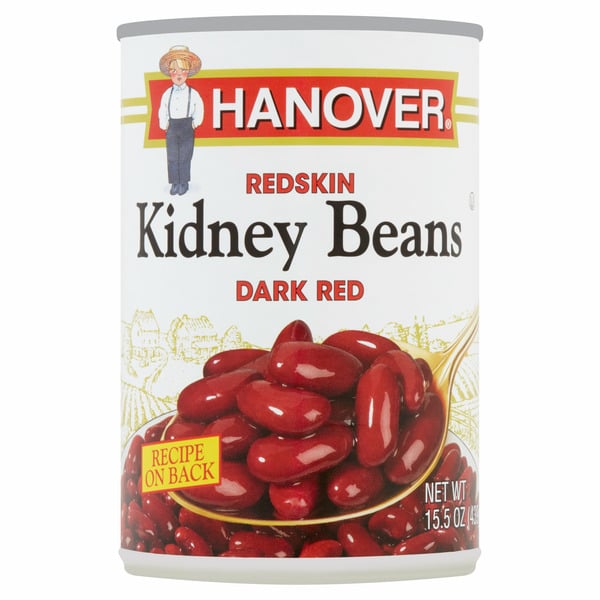 Canned Meals & Beans Hanover Kidney Beans, Redskin, Dark Red hero