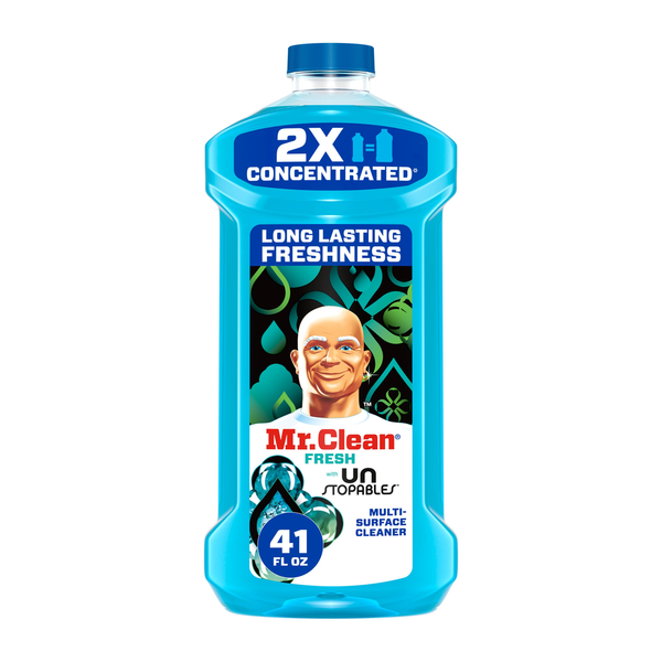 Cleaning Products Mr. Clean Concentrated Multi Surface Cleaner with Unstopables Fresh Scent hero