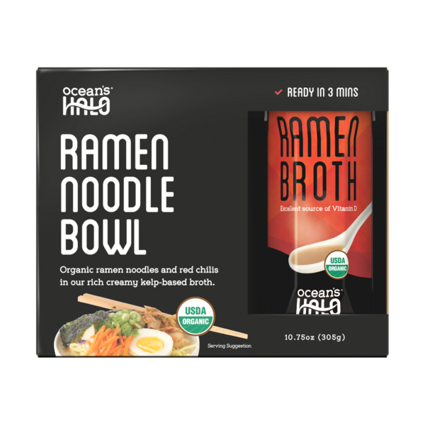 Soup, Broth & Bouillon Ocean's Halo Organic and Vegan Ramen Noodle Bowl hero