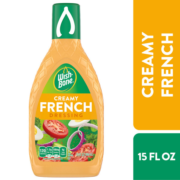 Salad Dressing, Oils & Vinegars Wish-Bone Creamy French Salad Dressing hero