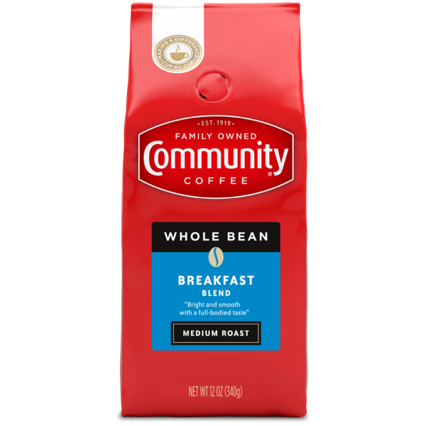 Coffee Community Coffee Breakfast Blend Medium Roast Whole Bean Coffee hero