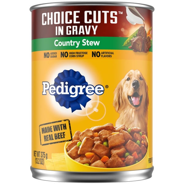 Dog Food & Care Pedigree Choice Cuts in Gravy Adult Canned Wet Dog Food Country Stew hero