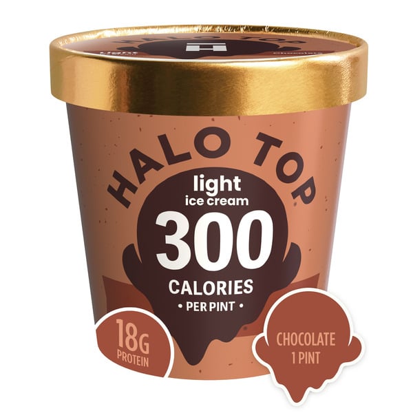 Ice Cream & Ice Halo Top Chocolate hero