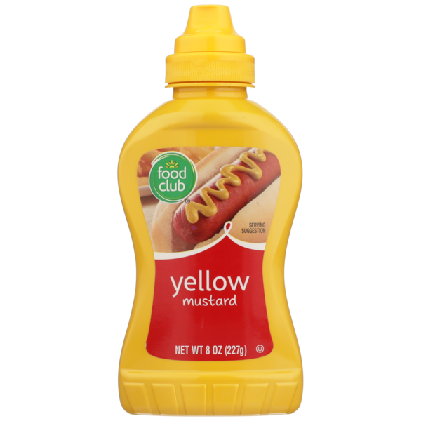 Condiments Food Club Yellow Mustard hero