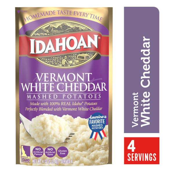 Instant Foods Idahoan® Vermont White Cheddar Mashed Potatoes hero