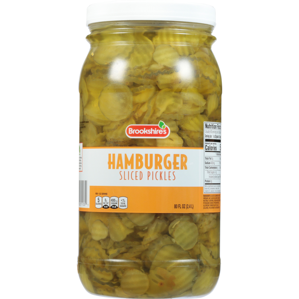 Pickled Goods & Olives Brookshire's Pickles, Hamburger, Sliced hero