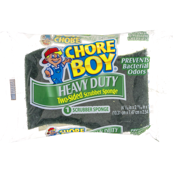 Cleaning Products Chore Boy Scrubber Sponge, Two-Sided, Heavy Duty hero