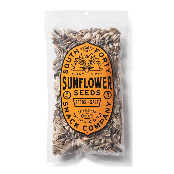 Nuts, Seeds & Dried Fruit South 40 Snacks Giant Sized Sunflower Seeds + Salt hero