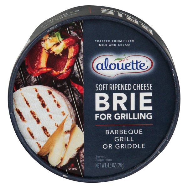 Specialty Cheeses Alouette Cheese, Soft Ripened, Brie for Grilling hero