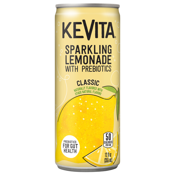 Juice & Nectars KeVita Lemonade, with Prebiotics, Classic, Sparkling hero