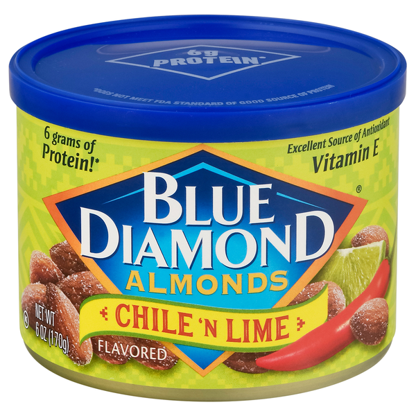 Blue Diamond Almonds, Chile 'N Lime Flavored hero