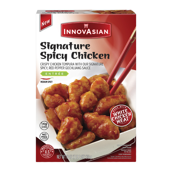 InnovAsian Signature Spicy Chicken, Frozen Multi-Serve Entrée hero