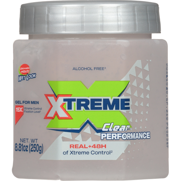 Hair Care Xtreme Styling Gel, Clear Performance hero