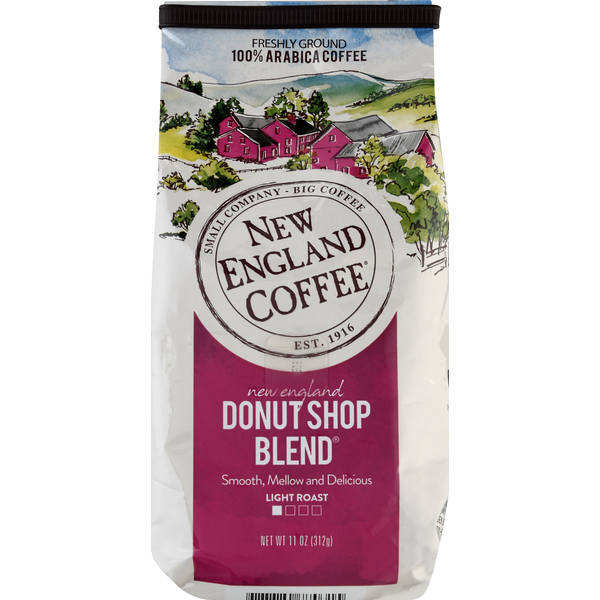 Coffee New England Coffee Coffee, Light Roast, New England Donut Shop Blend hero