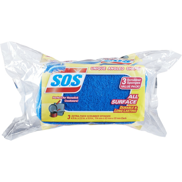 Cleaning Products and Supplies S.O.S All Surface Scrubber Sponge hero