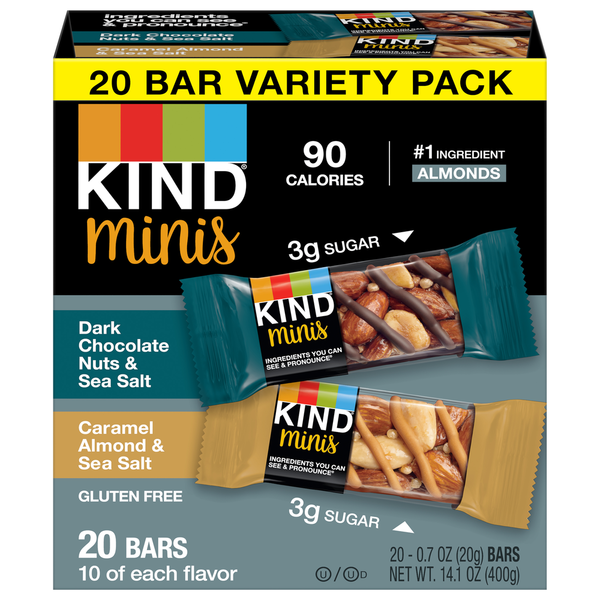 Energy & Granola Bars KIND Mini Mixed Flavors hero