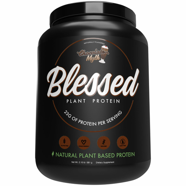 Plant Based Protein Blessed Plant Protein, Chocolate Mylk hero