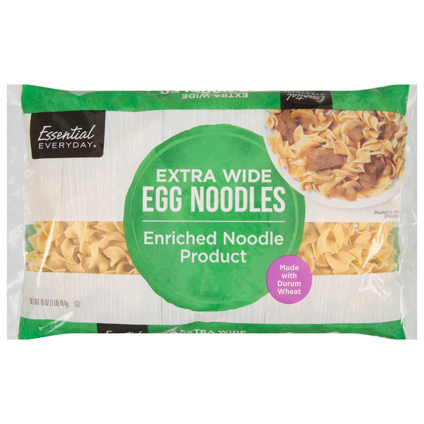 Dry Pasta Essential Everyday Egg Noodles, Extra Wide hero