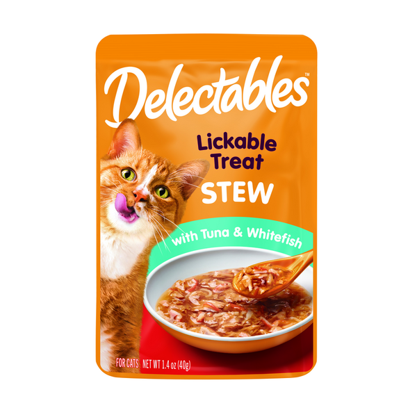 Cat Food & Care Delectables Stew Lickable Cat Treat Tuna & Whitefish hero