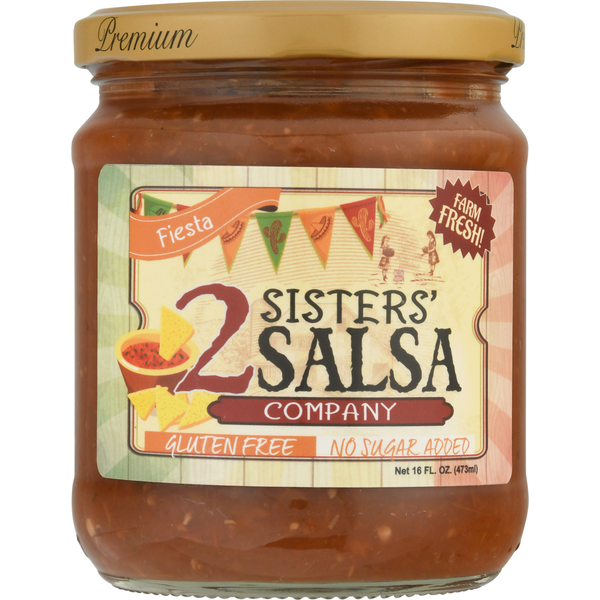 Preserved Dips & Spreads 2 Sisters' Salsa Company Salsa, Premium, Fiesta hero