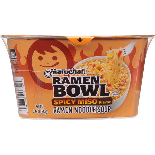 Instant Foods Maruchan Ramen Bowl, Spicy Miso Flavor hero