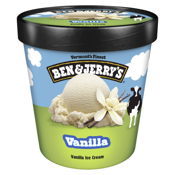 Ice Cream, Novelties & Ice Ben & Jerry's Vanilla Ice Cream Pint hero