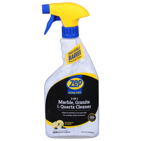 Cleaning Products Zep Marble, Granite & Quartz Cleaner, 2-in-1, Eucalyptus & Lemon hero