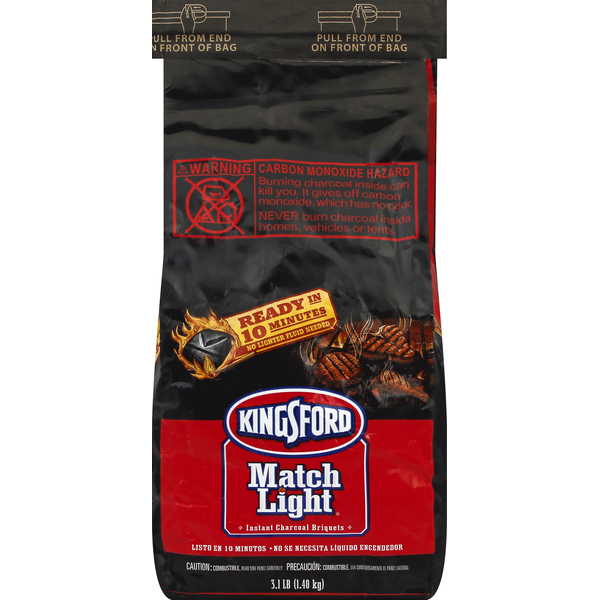 More Household Kingsford Match Light Instant Charcoal Briquettes, BBQ Charcoal for Grilling hero