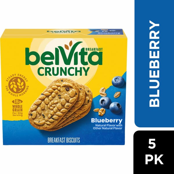 Pantry belVita Breakfast Blueberry Breakfast Biscuits hero