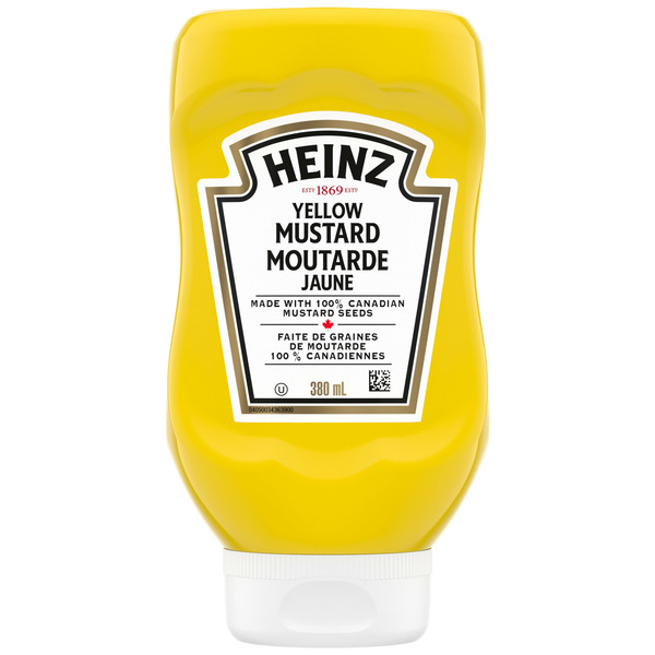 Condiments Heinz Yellow Mustard hero