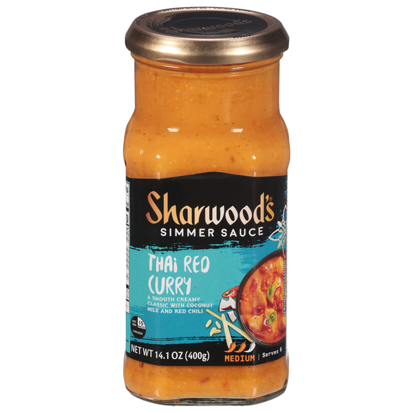 British Foods Sharwood's Simmer Sauce, Thai Red Curry, Medium hero