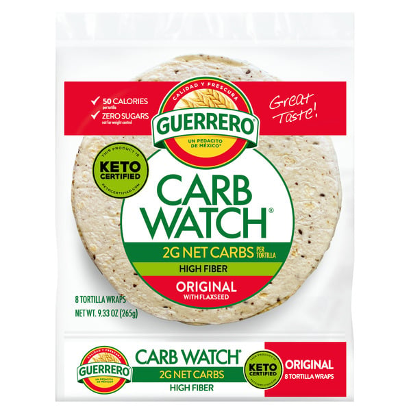 Sponsored Products Guerrero Carb Watch Original Flour Tortillas hero