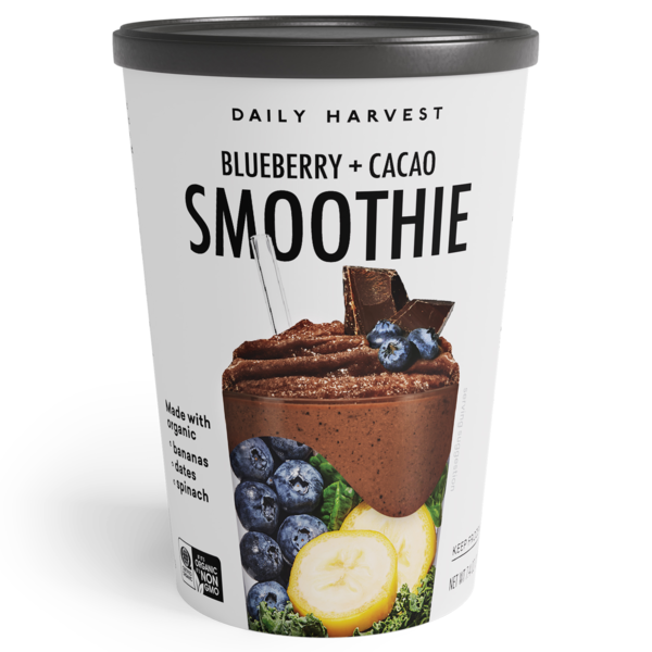 Refrigerated Daily Harvest Blueberry + Cacao Smoothie hero