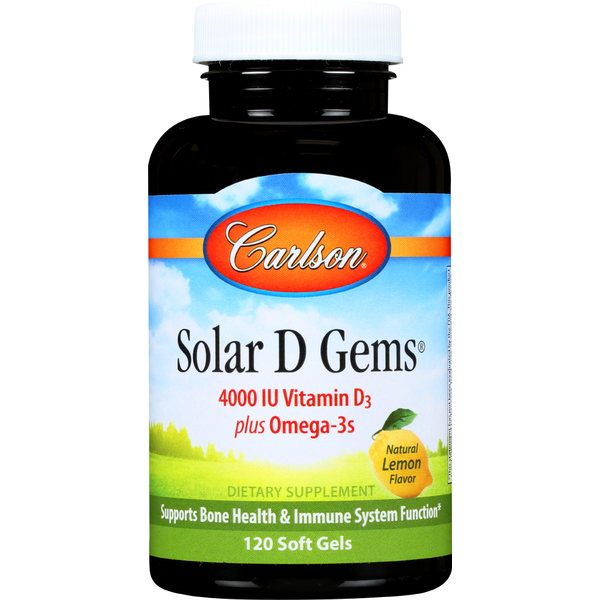 Vitamins & Minerals Carlson Solar D Gems hero