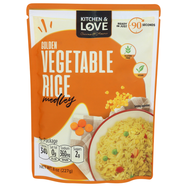 Prepared Meals KITCHEN & LOVE Golden Vegetable Rice hero