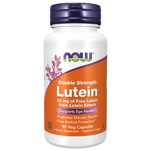 Supplement Combinations NOW Lutein, Double Strength 20 mg hero