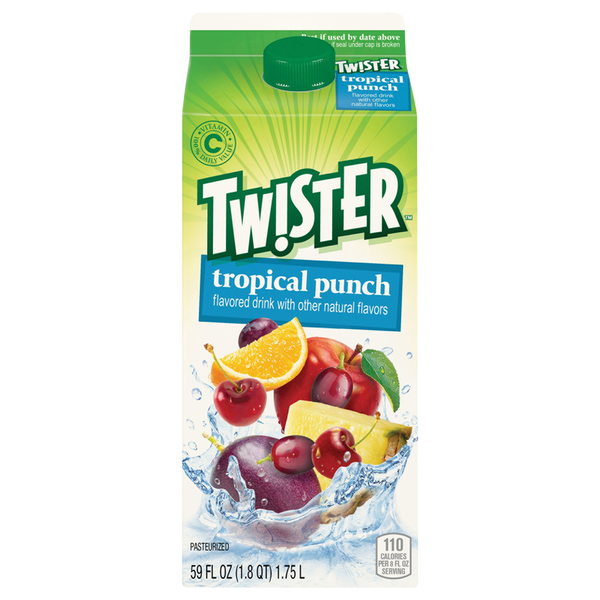 Juice & Nectars Twister Drink, Tropical Punch hero