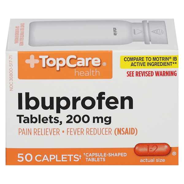 Muscles, Joints & Pain Relief TopCare Ibuprofen, 200 mg, Caplets hero