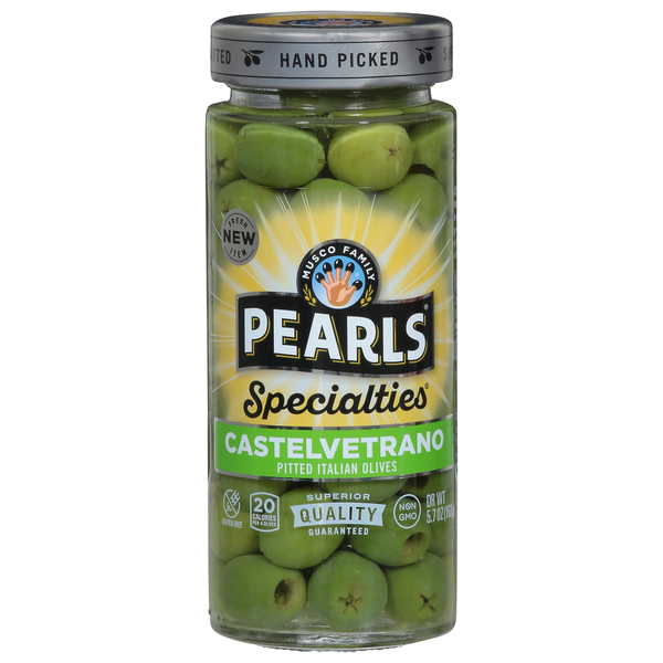 Pearls Olives, Castelvetrano, Pitted, Italian hero