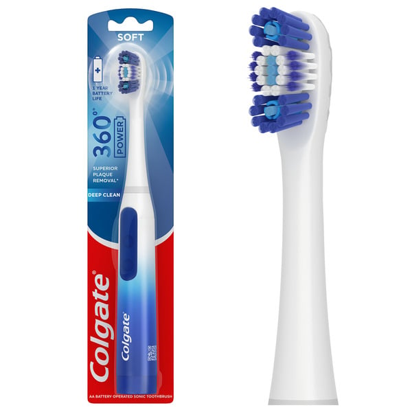 Colgate Floss Tip Sonic Powered Battery Toothbrush hero