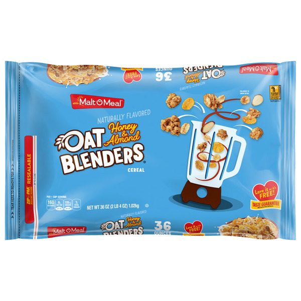 Cereal Malt-O-Meal Oat Blenders Honey & Almonds Cereal hero