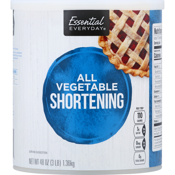 Baking Ingredients Essential Everyday All Vegetable Shortening hero