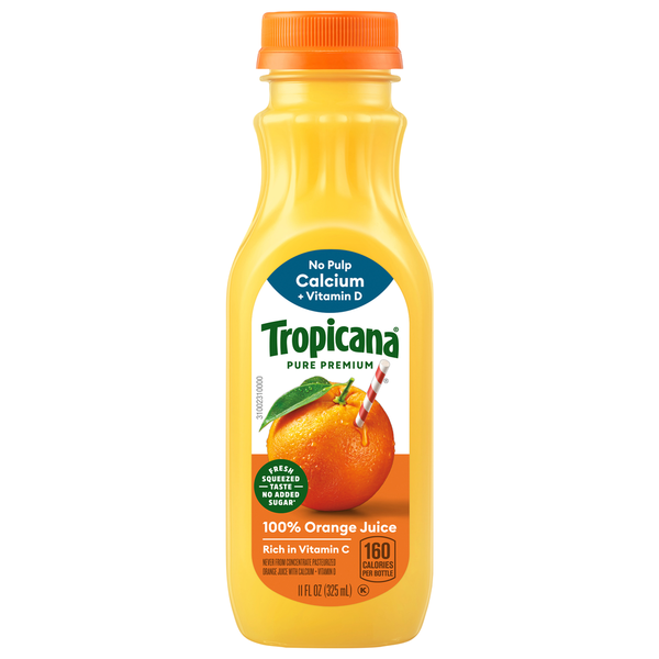 Juice & Nectars Tropicana 100% Juice, No Pulp, Orange hero