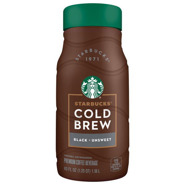 Coffee Starbucks Coffee Beverage, Cold Brew, Black Unsweet hero